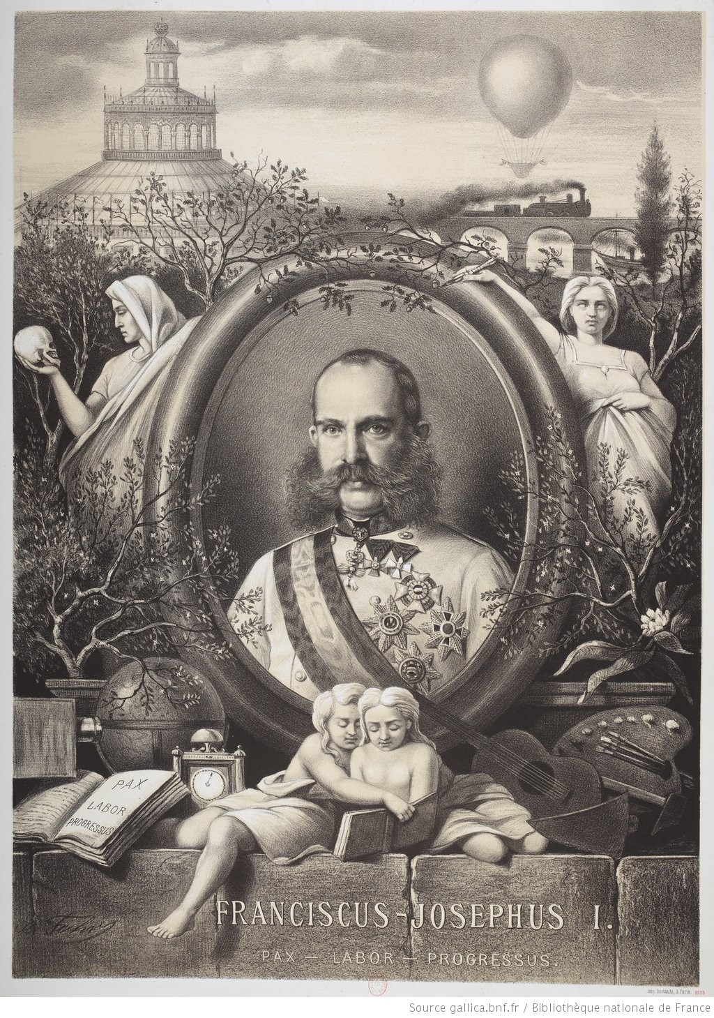 François-Joseph 1er, empereur d’Autriche (1830 - 1916).