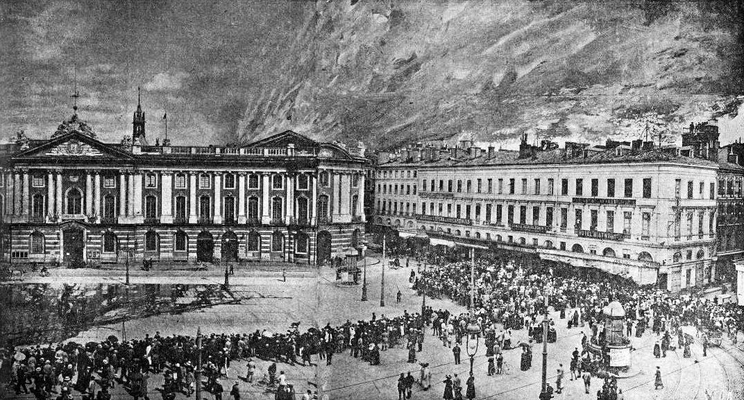 L'incendie du Grand Theatre du Capitole de Toulouse