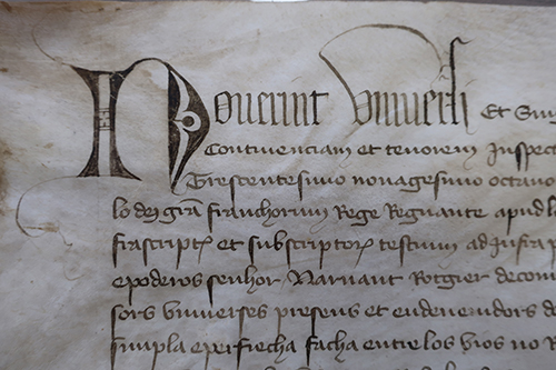 Archives départementales de Tarn-et-Garonne, Bruniquel, accord sur les boucheries, 1398, 25 J - 58-1