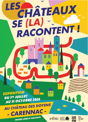 Affiche Les châteaux se la racontent