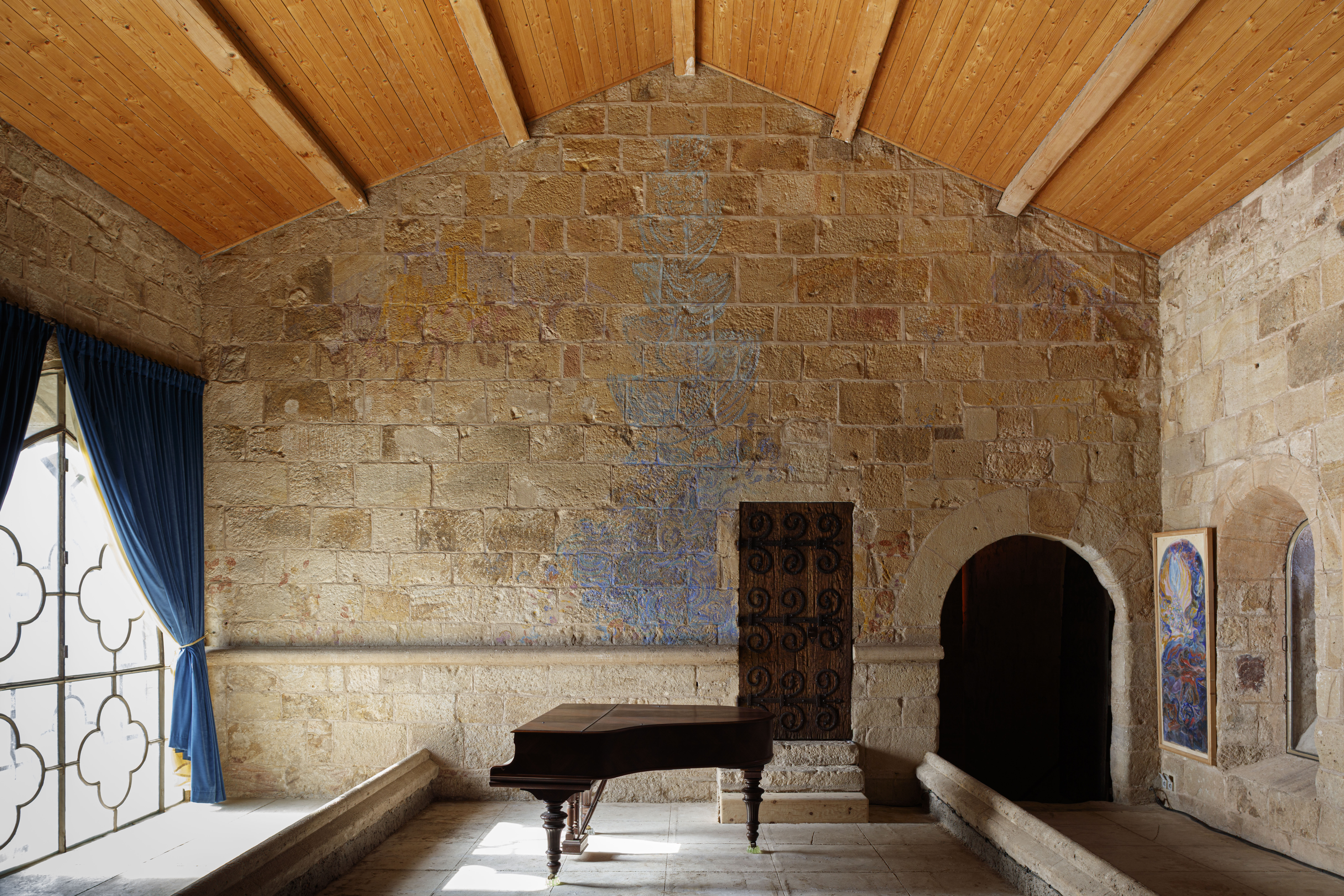 Salle de musique - abbaye de fontfroide