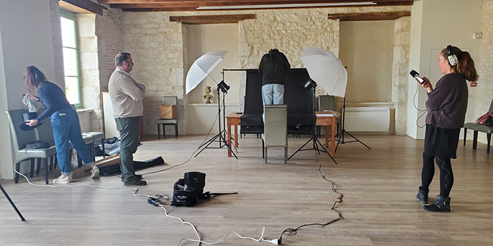 Studio photo à la mairie de Montpezat
