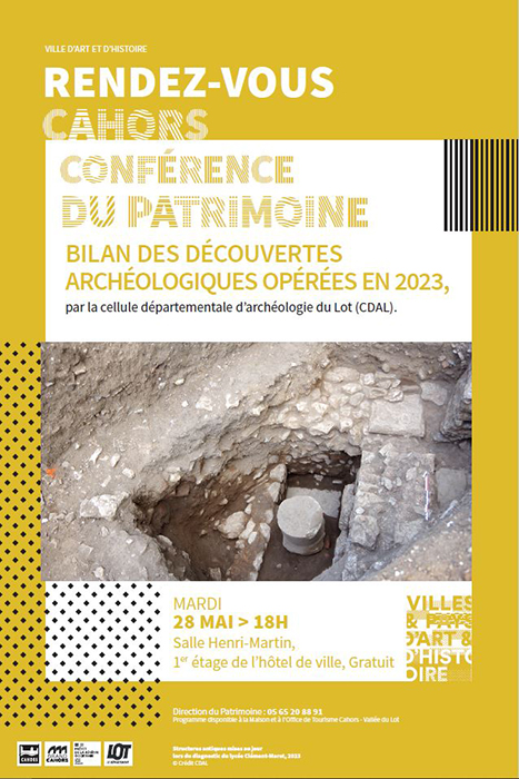 « Bilan des découvertes archéologiques opérées en 2023 » 