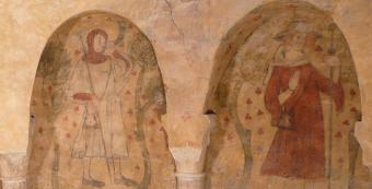 Peintures de l'église Saint-Pierre et Saint-Paul - Villeneuve d'Aveyron