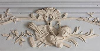 Putto représentant l'été, hôtel d’Aurès à Montpellier (34)