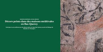 Décors peints dans des maisons médiévales en Bas-Quercy