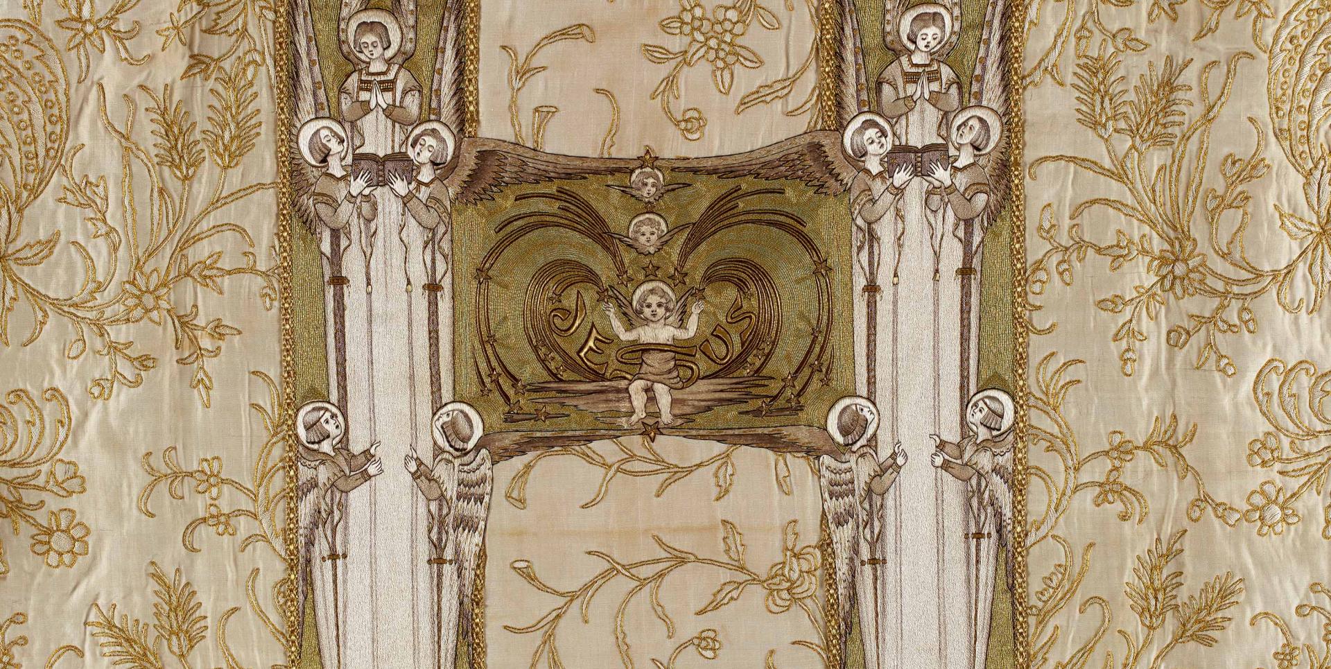 Détail d'une dalmatique.