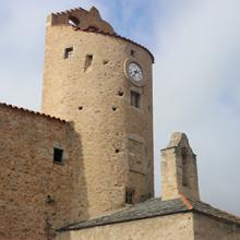 Clocher de l'église Sainte-Marie, Molitg-les-Bains (66)