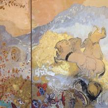 Tapisserie d’O. Redon. Bibliothèque, Abbaye de Fontfroide (11)