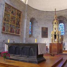 Chœur del'église de l'abbaye de bénédictins Saint-Savin (65)