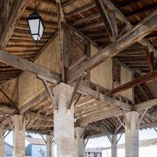 Chambre haute, marché couvert, Solomiac (32)