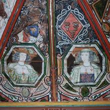 Lambris de couvrement, château de Laval-du-Tarn (48)