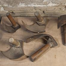 Outils de l'atelier de tonnelier Jalibert, Gaillac (81)