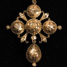 Croix badine du trésor de Notre-Dame des Victoires, Thuir (66)